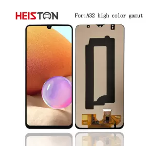 Heiston FHD magas színtartományú Fekete kijelző Samsung A32 4G készülékhez keret nélkül