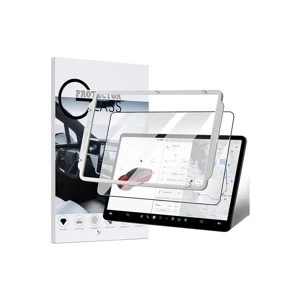 XPRO Matte Tempered Glass 0.33mm kijelzővédő üveg / üvegfólia felhelyező applikátorral TESLA Model 3 Highland (2024), 2db