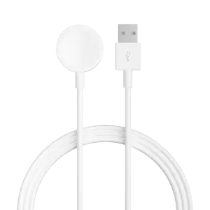 Devia Kintone Apple Watch töltő USB-A csatlakozóval, Fehér