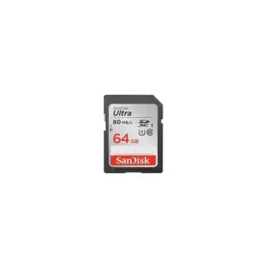 Western Digital SanDisk Ultra 64 GB Class 10/UHS-I (U1) SDXC - 80 MB/s