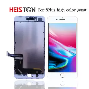 Heiston FHD magas színtartományú Fehér kijelző Apple iPhone 8 Plus készülékhez