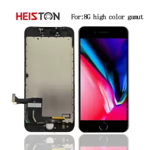 Heiston FHD magas színtartományú Fekete kijelző Apple iPhone 8 készülékhez